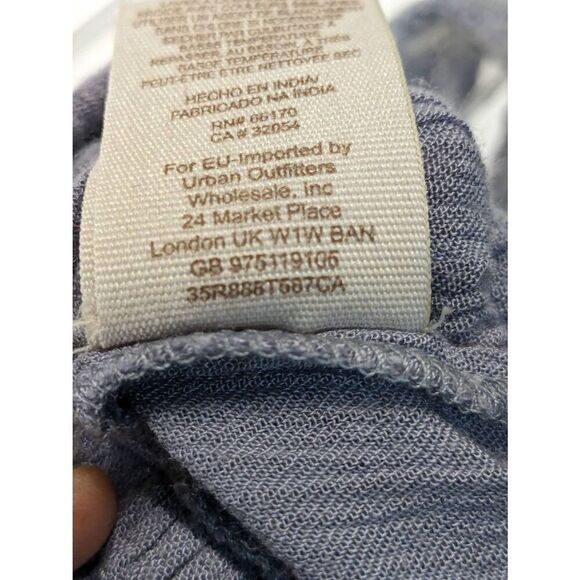 Free People Cold Shoulder Lace Boho Short Sleeve Blouse Top Lavender Purple XS - Picture 7 of 8